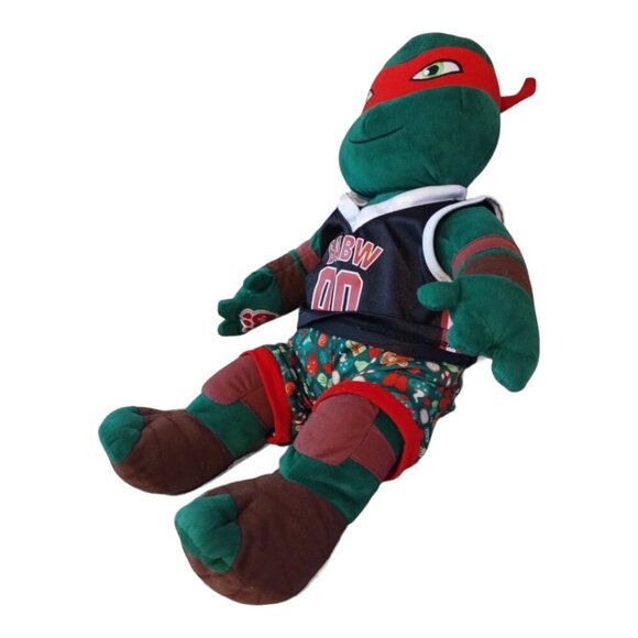 Build-A-Bear Teenage Mutant Ninja Turtle Raphael Holiday Plush Stuffed Toy Doll - Picture 3 of 3